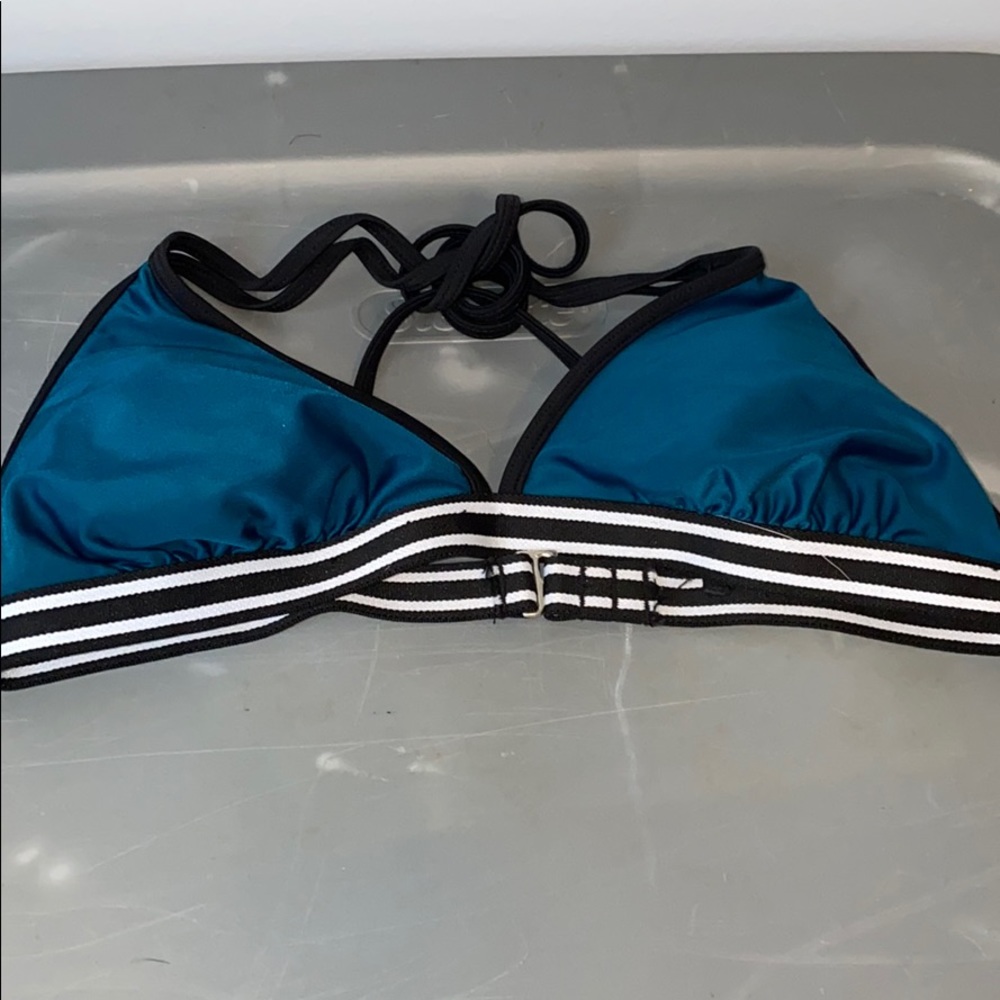 teal bathing suit top